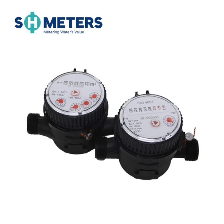 DN15mm Cold Plastic Single Jet Water Meters DN15mm Cold Plastic Single Jet Water Meters