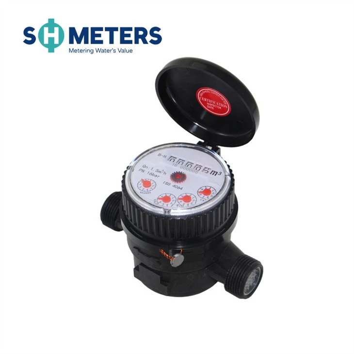 DN15mm Cold Plastic Single Jet Water Meters DN15mm Cold Plastic Single Jet Water Meters