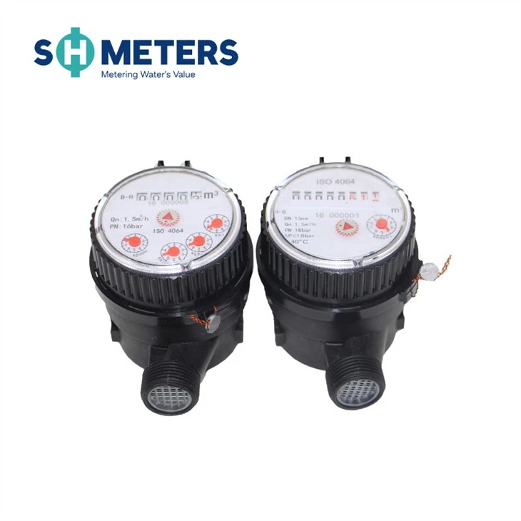DN15mm Cold Plastic Single Jet Water Meters DN15mm Cold Plastic Single Jet Water Meters