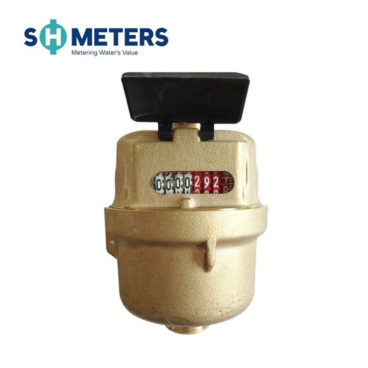 Brass Body Volumetric Water Meter DN15~40mm